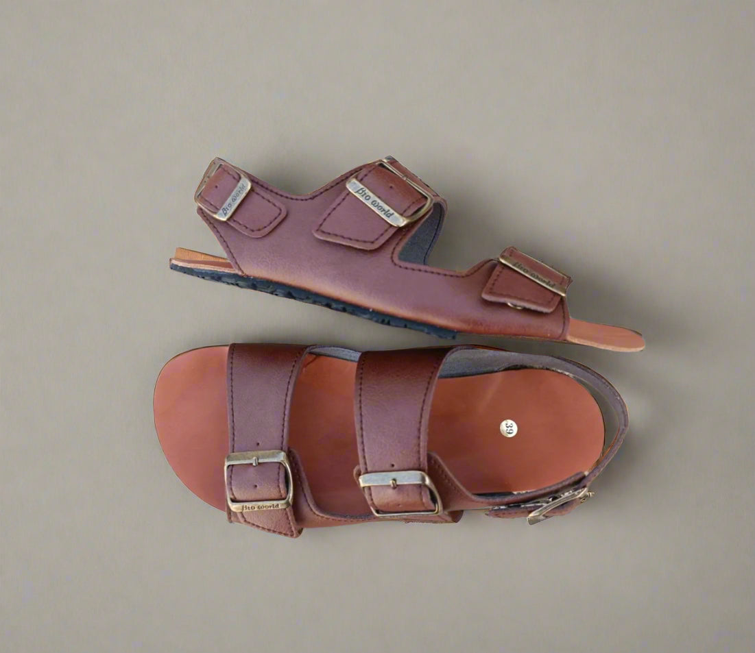 CHAD Brown Barefoot Sandals