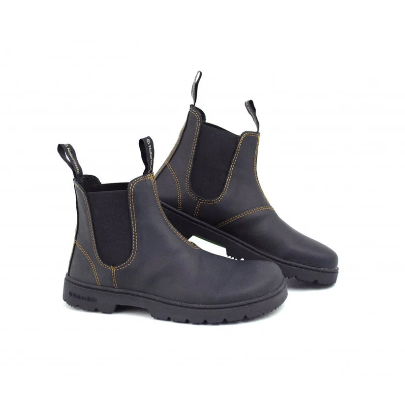NOMADA N5262 Black Barefoot Chelsea Boots