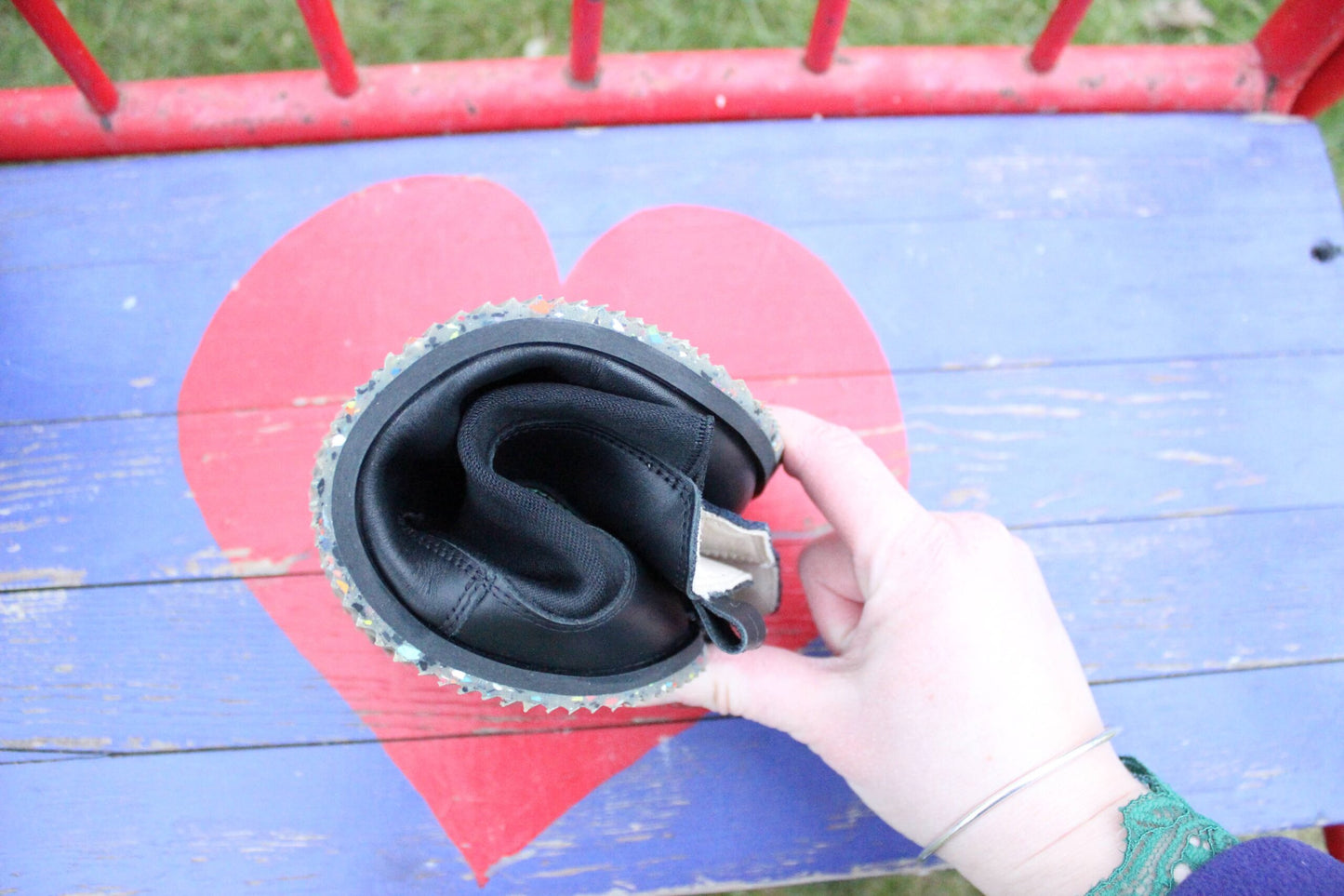 PALUSTRIA Black Barefoot Chelsea Boots