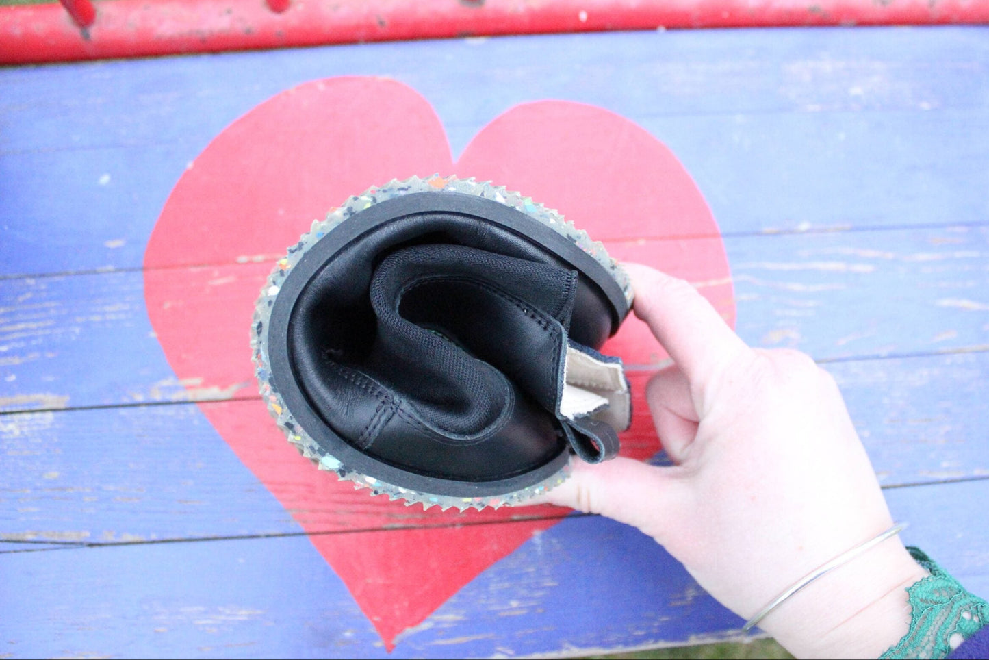 PALUSTRIA Black Barefoot Chelsea Boots