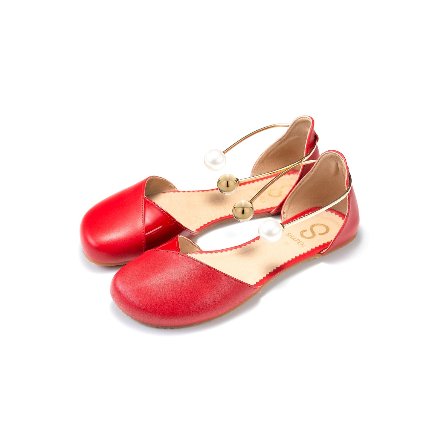 POPPY Cherry Barefoot Sandals