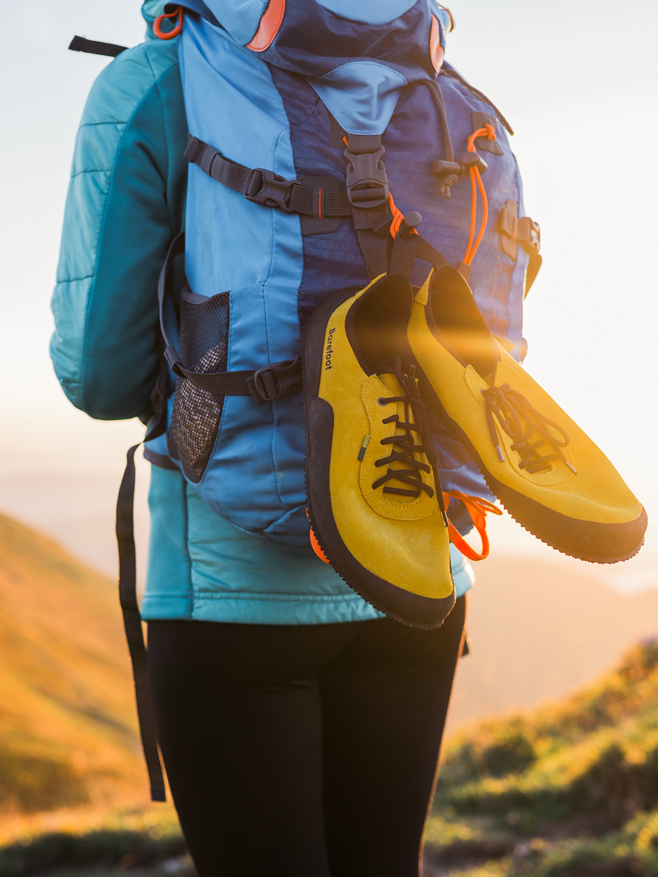 TRIAKWALKER 2.0 Mustard Hiking Barefoot shoes