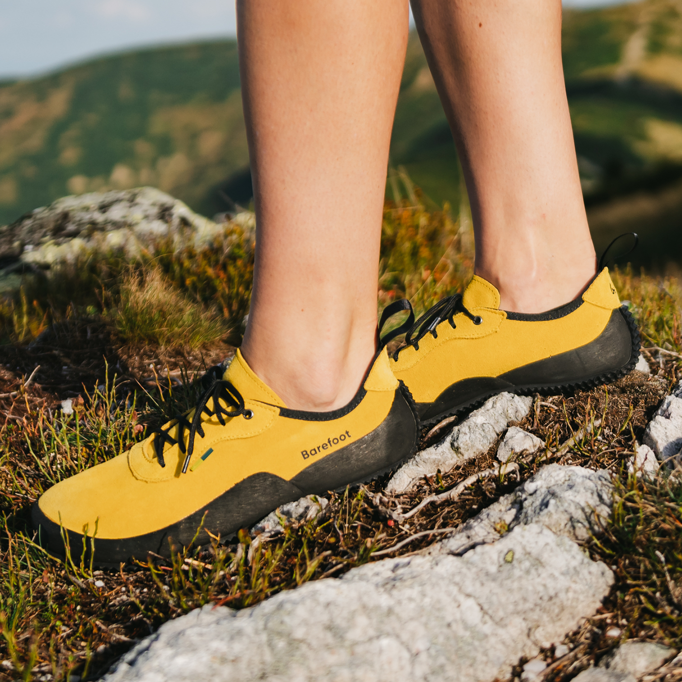 TRIAKWALKER 2.0 Mustard Hiking Barefoot shoes