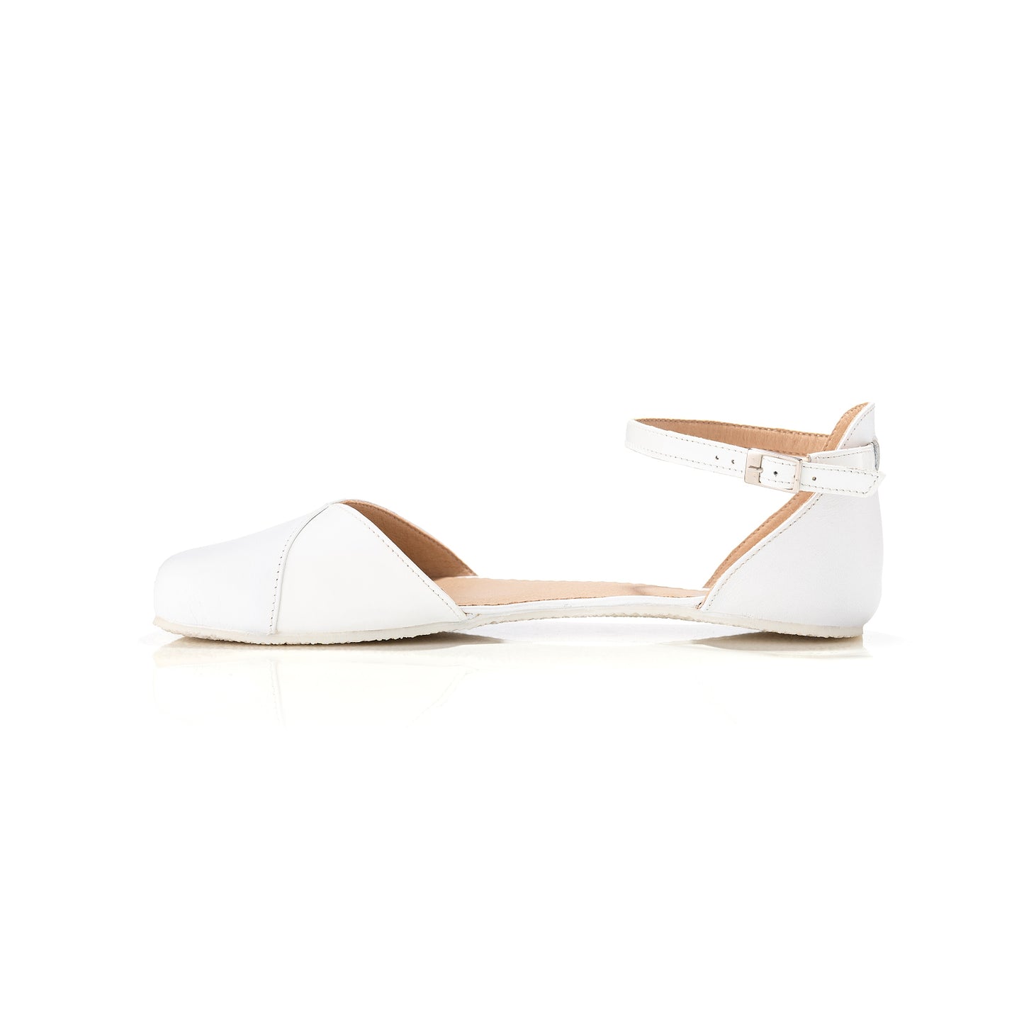 POPPY White Barefoot Sandals
