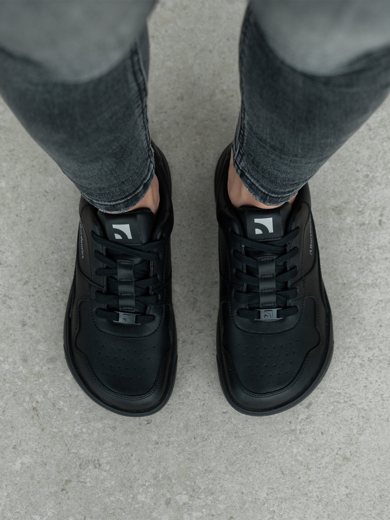 ZING All Black Barefoot Sneakers