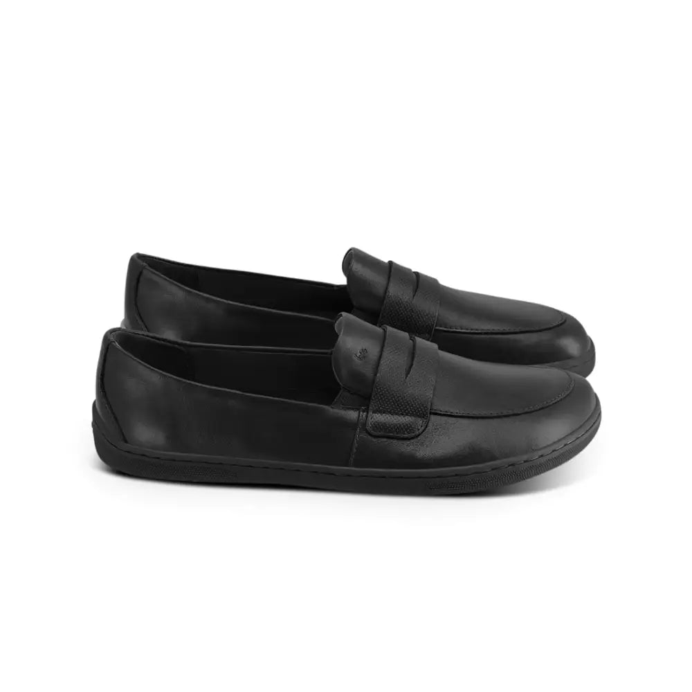 BUEN All Black Barefoot Moccasins Extra wide