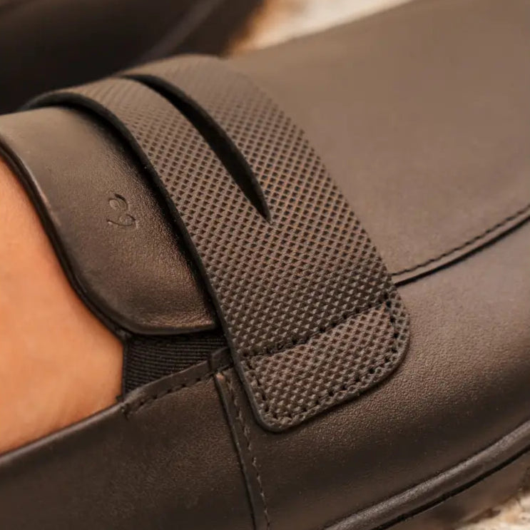 BUEN All Black Barefoot Moccasins Extra wide