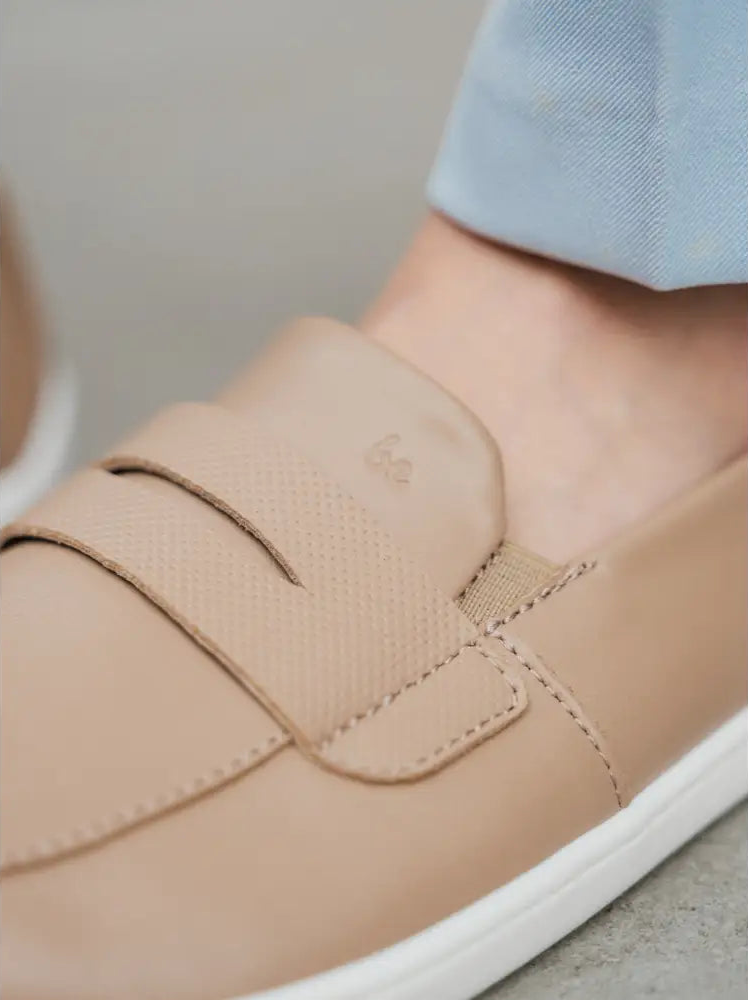 BUEN Latte Brown Barefoot Moccasins Extra wide