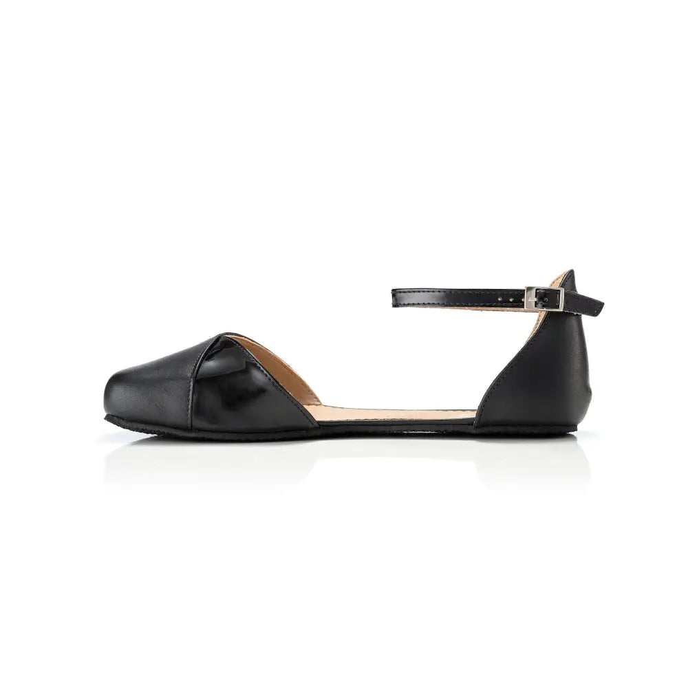 POPPY Black Barefoot Sandals - POPPY