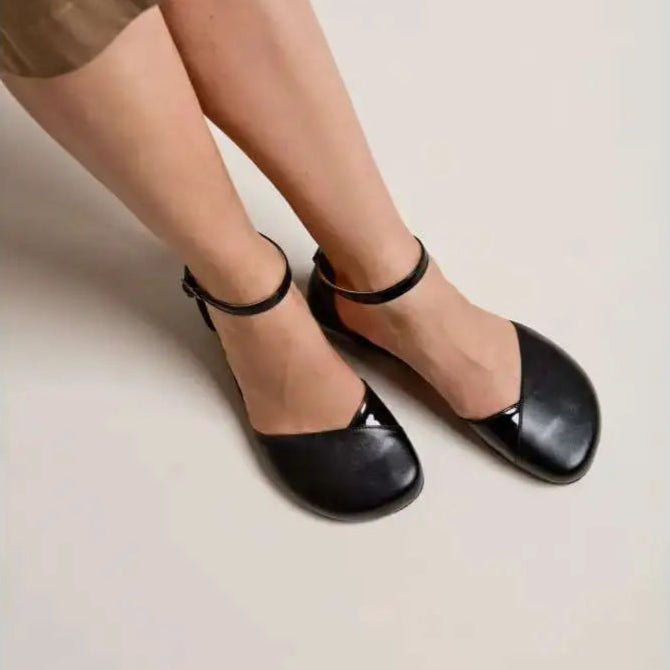POPPY Black Barefoot Sandals - POPPY