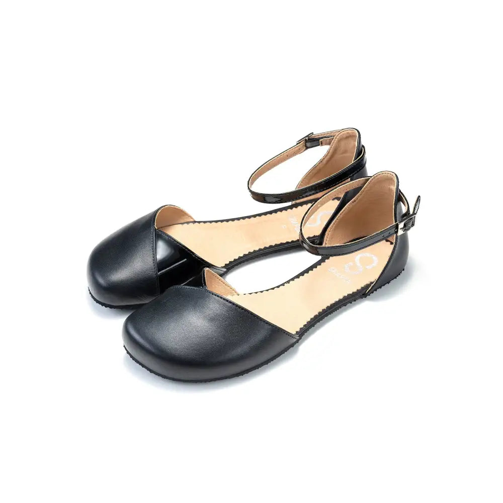 POPPY Black Barefoot Sandals - POPPY