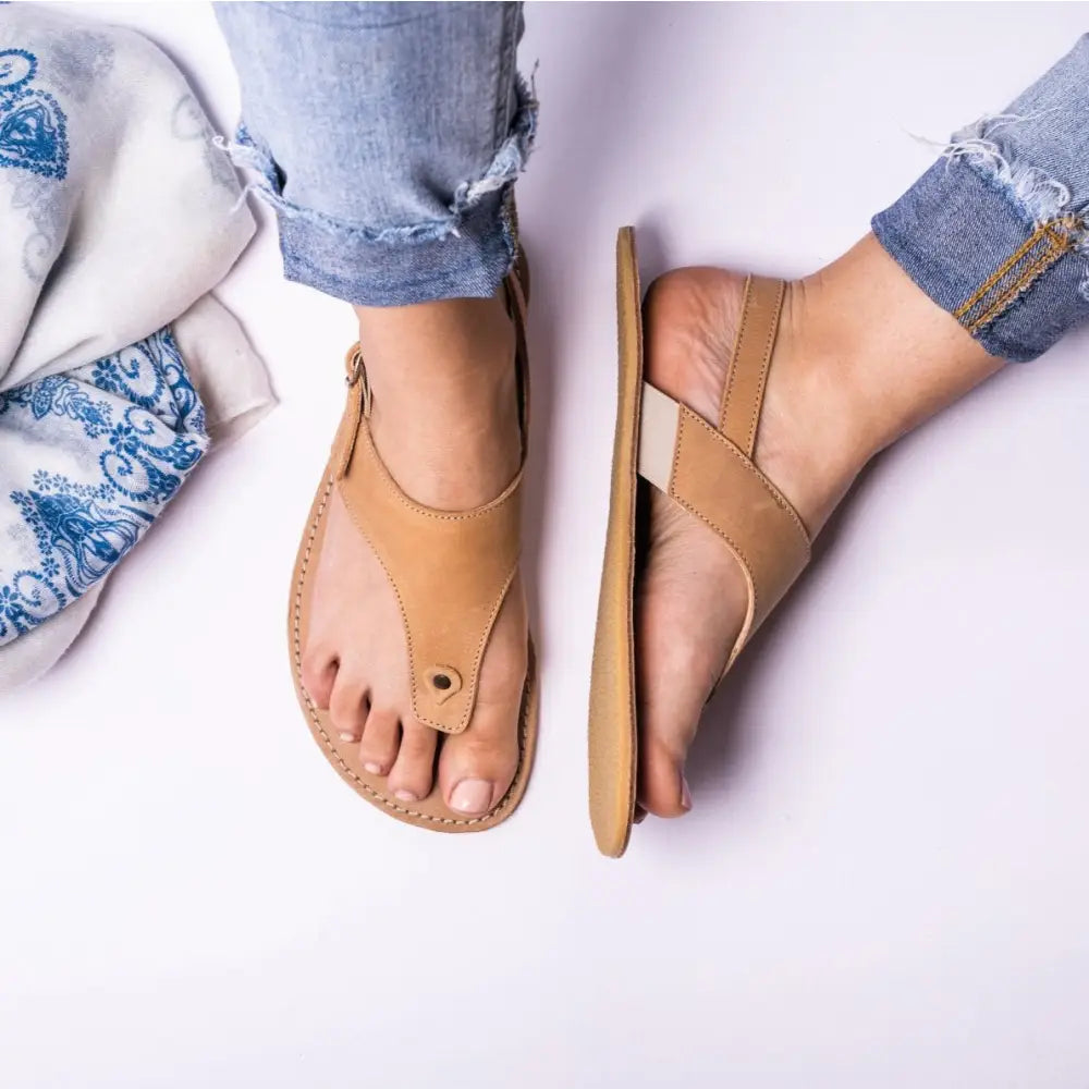 PROMENADE Sand Barefoot Sandals