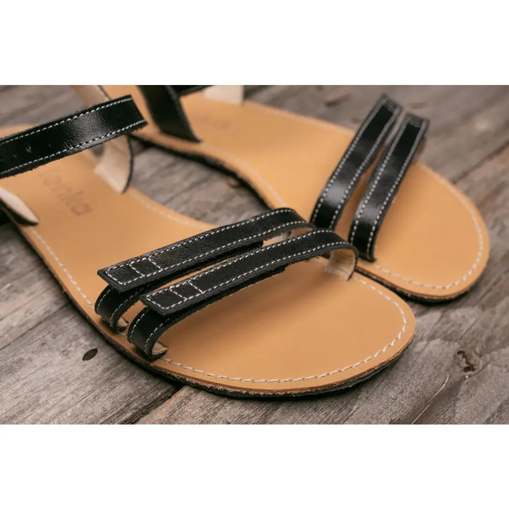 SUMMER Black Barefoot Sandals