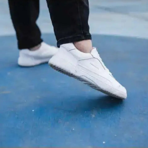 ZING All White Barefoot Sneakers - ZING