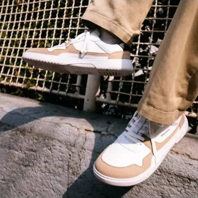 ZING White Beige Barefoot Sneakers - ZING