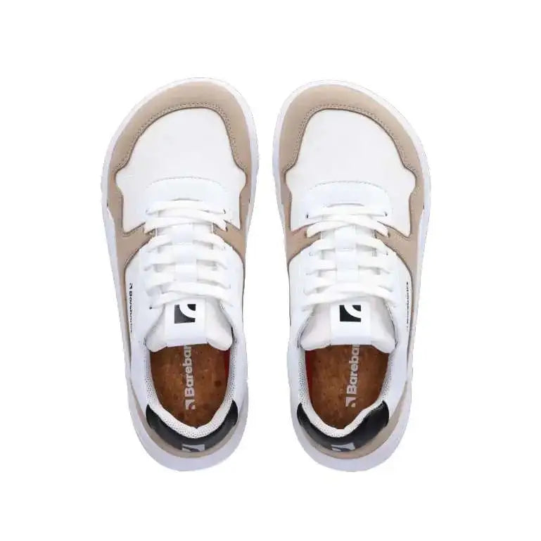 ZING White Beige Barefoot Sneakers - ZING