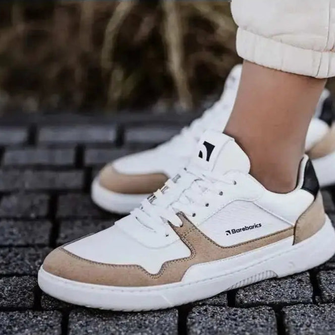 ZING White Beige Barefoot Sneakers - ZING