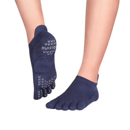 SORA Indigo non-slip toe socks