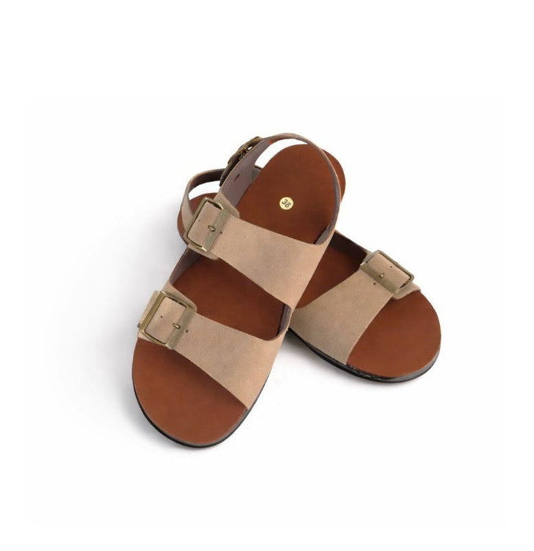 CHAD Taupe Barefoot Sandals