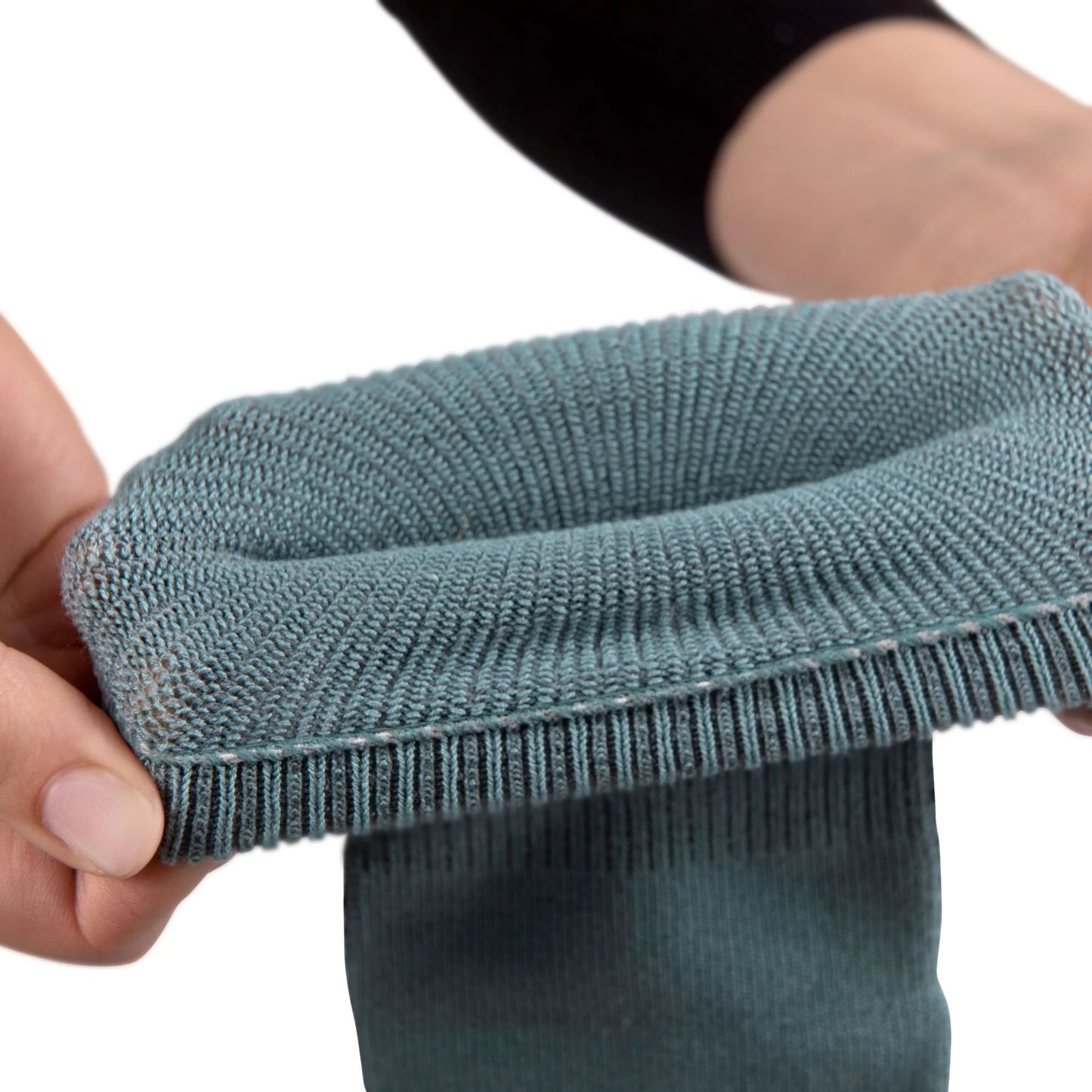 DR. FOOT MID-CALF Gray Blue bunion toe socks