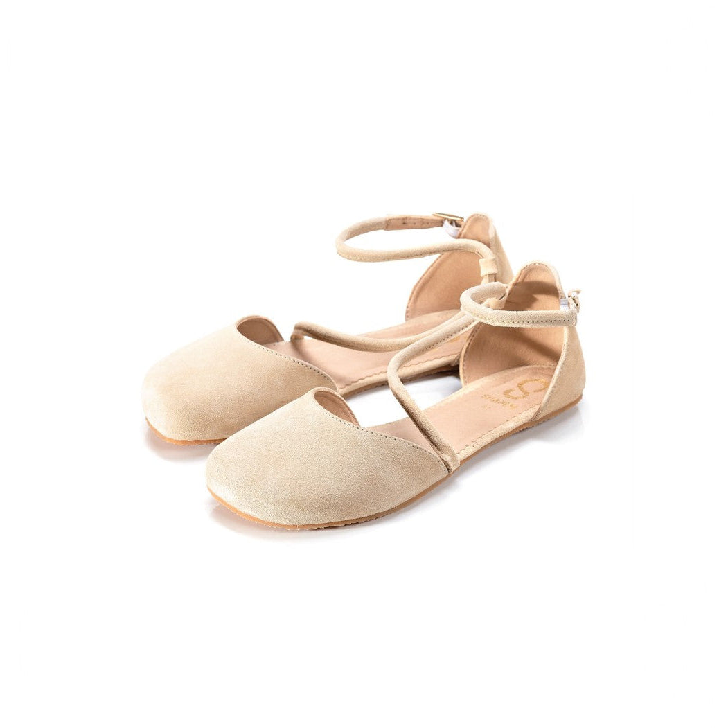 ORCHID Beige barefoot sandals