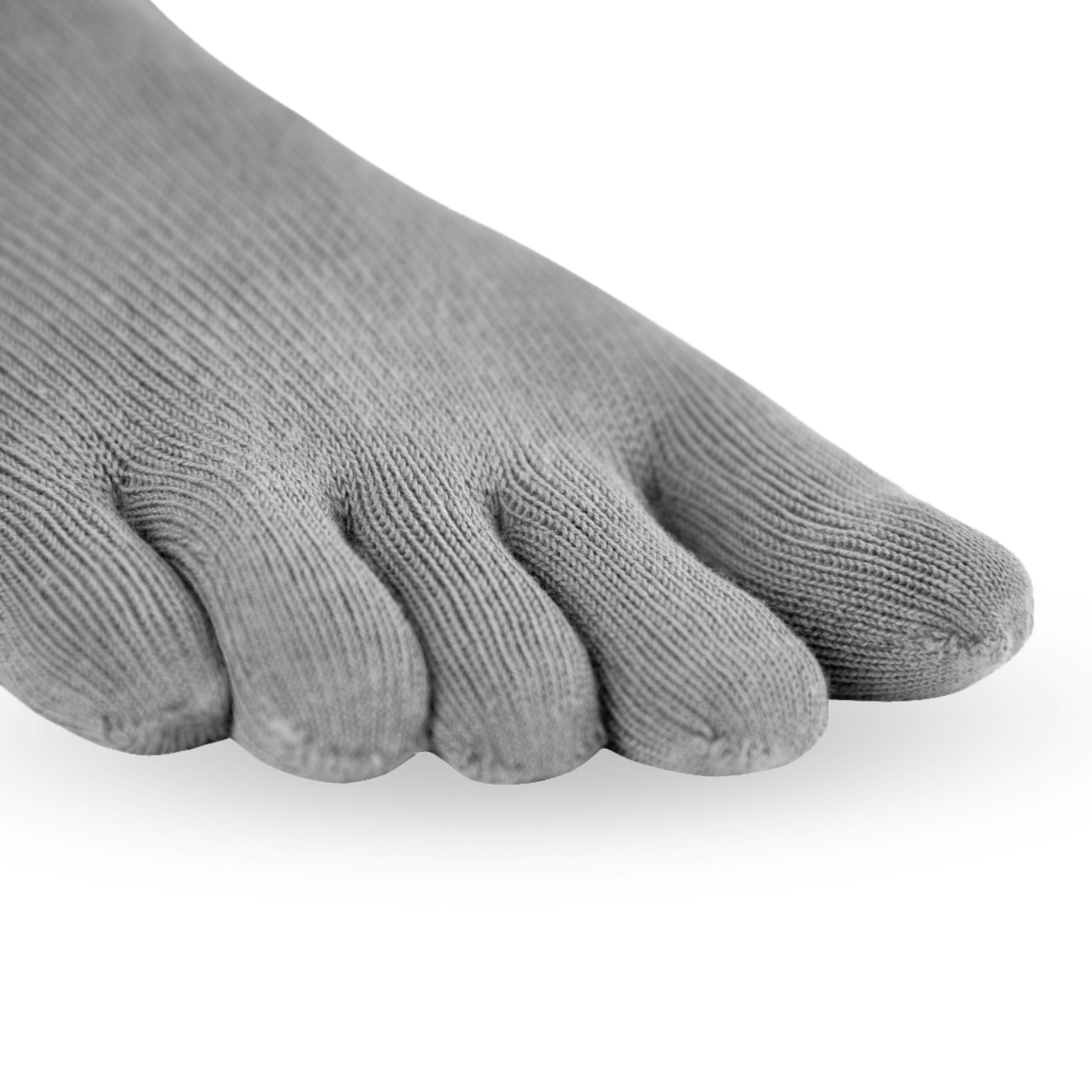 ESSENTIALS QUARTER Grey five-toe socks