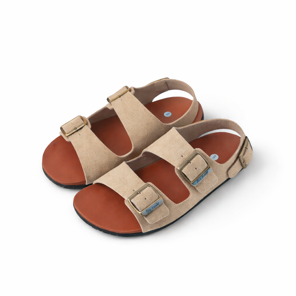 CHAD Taupe Barefoot Sandals