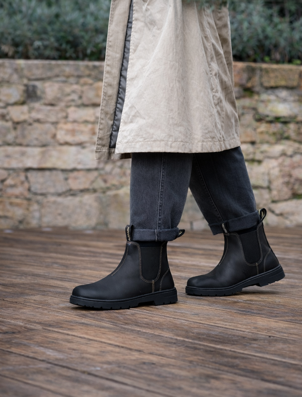 NOMADA N5262 Black Barefoot Chelsea Boots