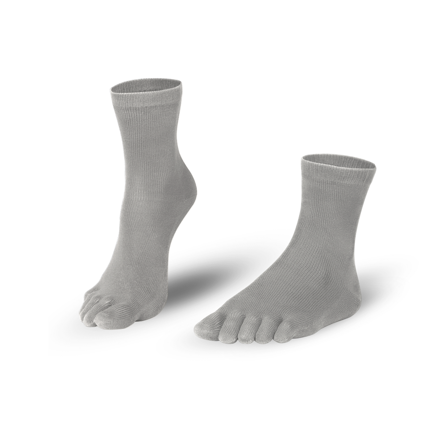 ESSENTIALS QUARTER Grey five-toe socks