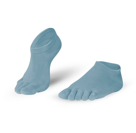 ESSENTIALS LOW CUT Blue-Gray toe socks
