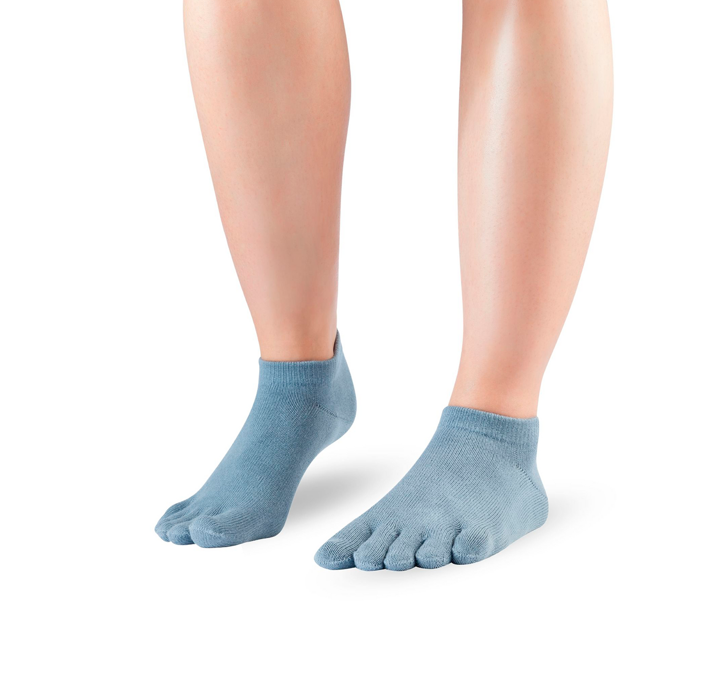 ESSENTIALS LOW CUT Blue-Gray five-toe socks
