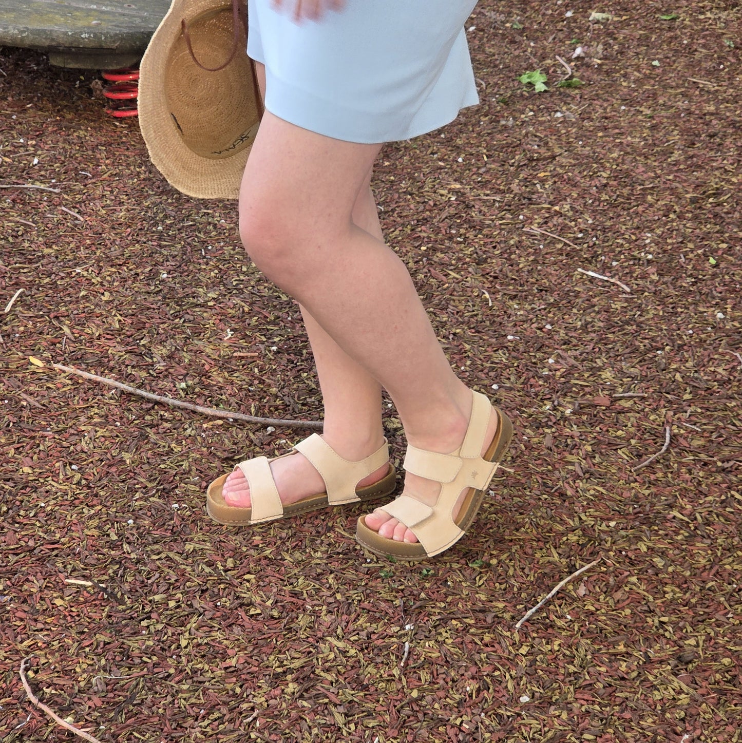 HORIZON N6003 Cream Barefoot Sandals