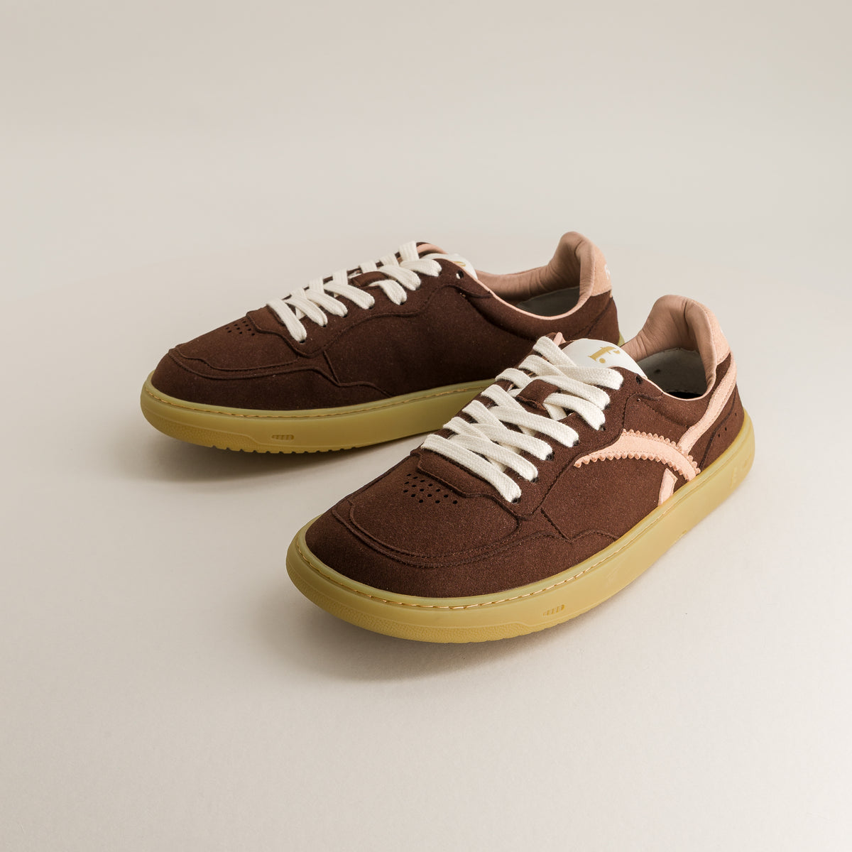 Kiwi Brown & Pink barefoot trainers