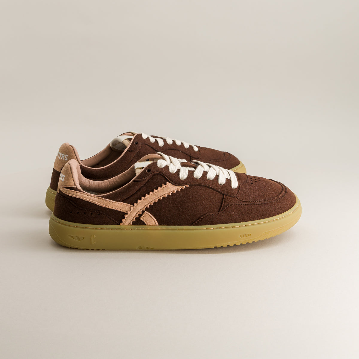 Kiwi Brown & Pink barefoot trainers