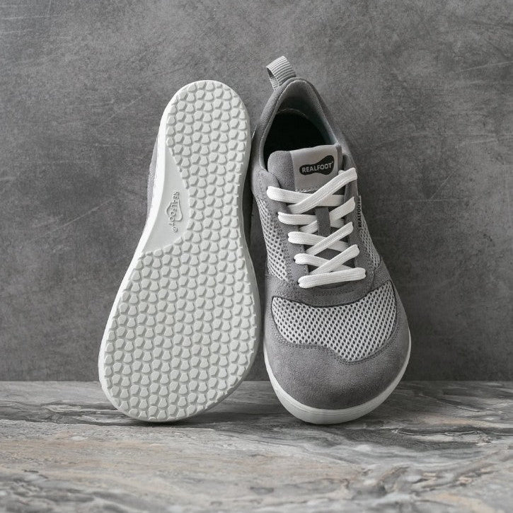 NATURAL RUNNER Grey Barefoot Trainers