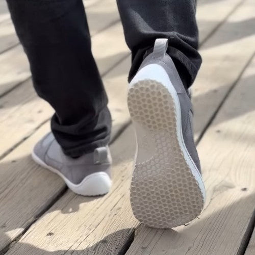 NATURAL RUNNER Grey Barefoot Trainers