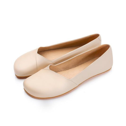 PEONY 2.0 Beige barefoot ballet flats