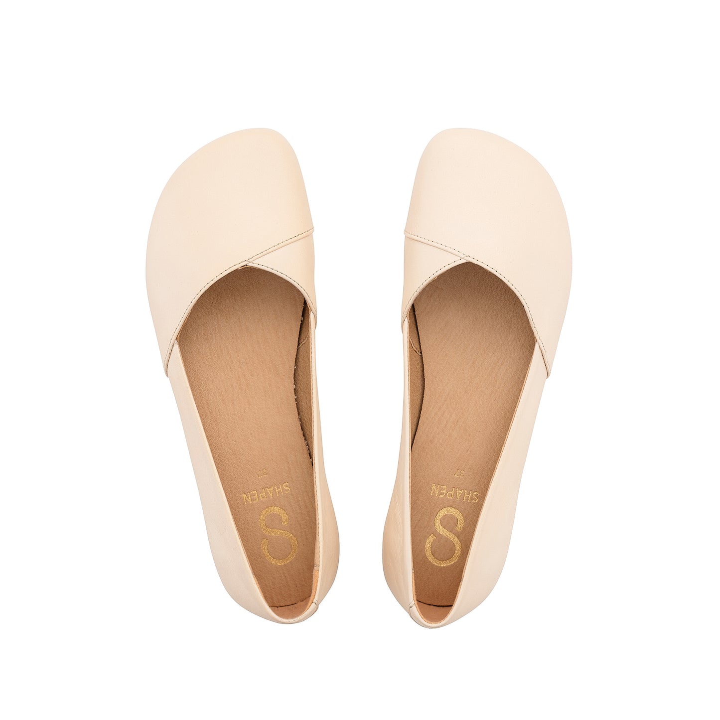PEONY 2.0 Beige barefoot ballet flats