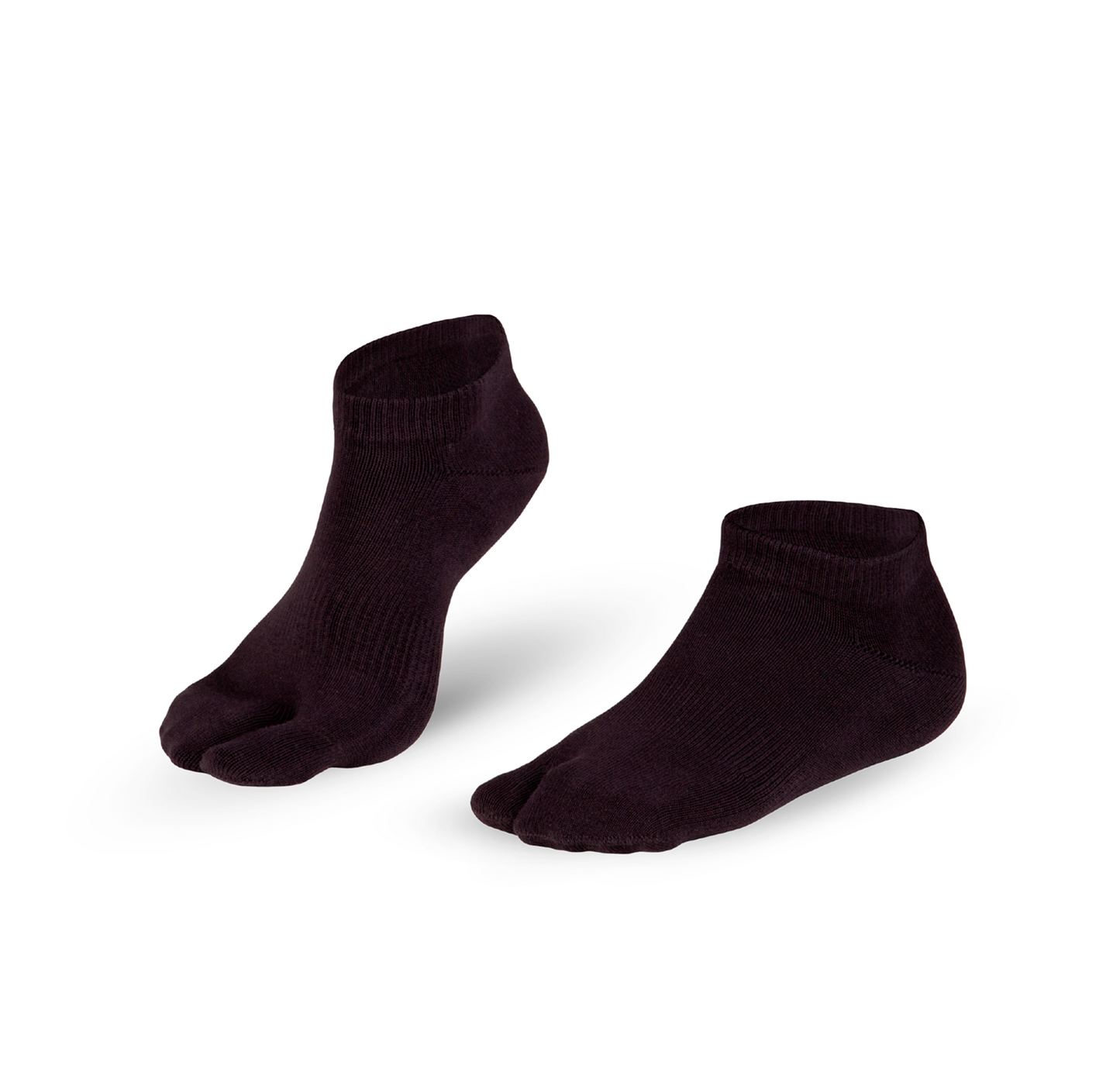 TABI LOW CUT Black split big toe socks