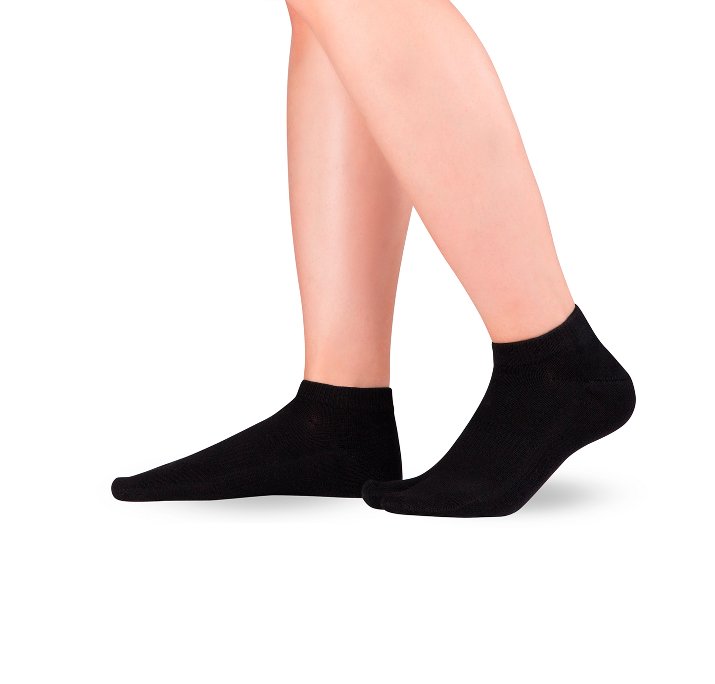 TABI LOW CUT Black split big toe socks
