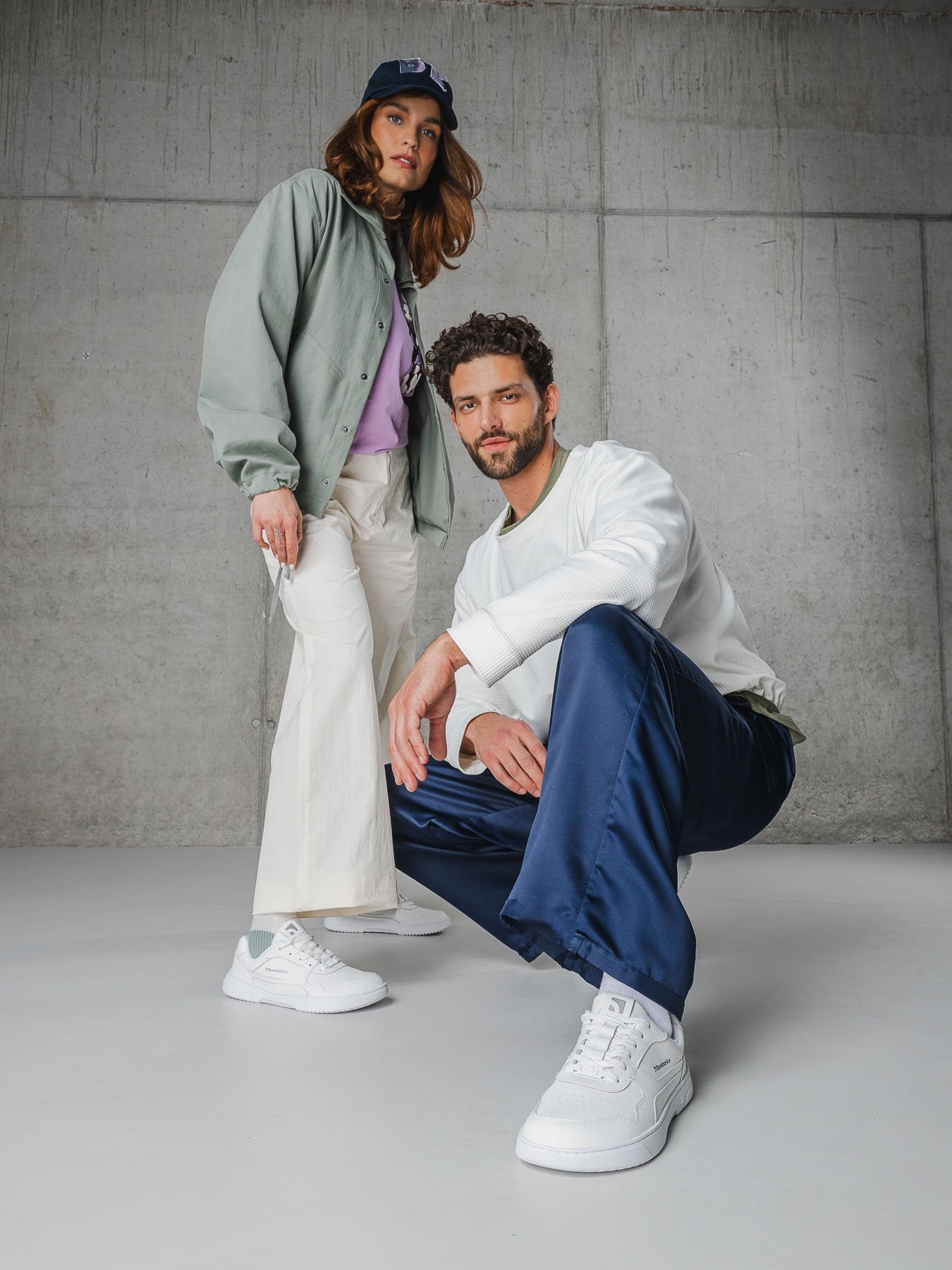 ZING All White Barefoot Trainers