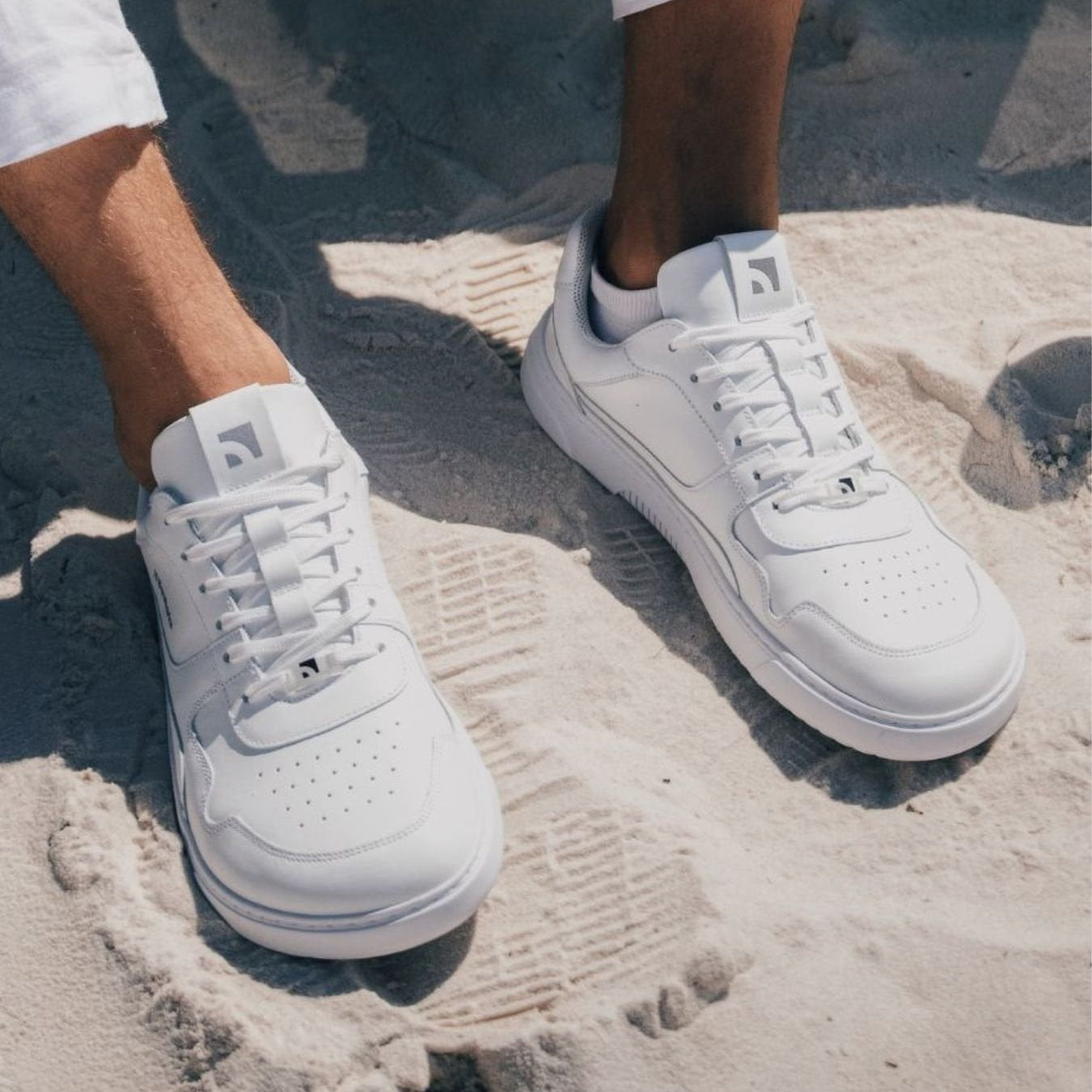 ZING All White Barefoot Sneakers