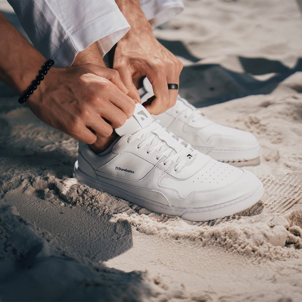ZING All White Barefoot Trainers