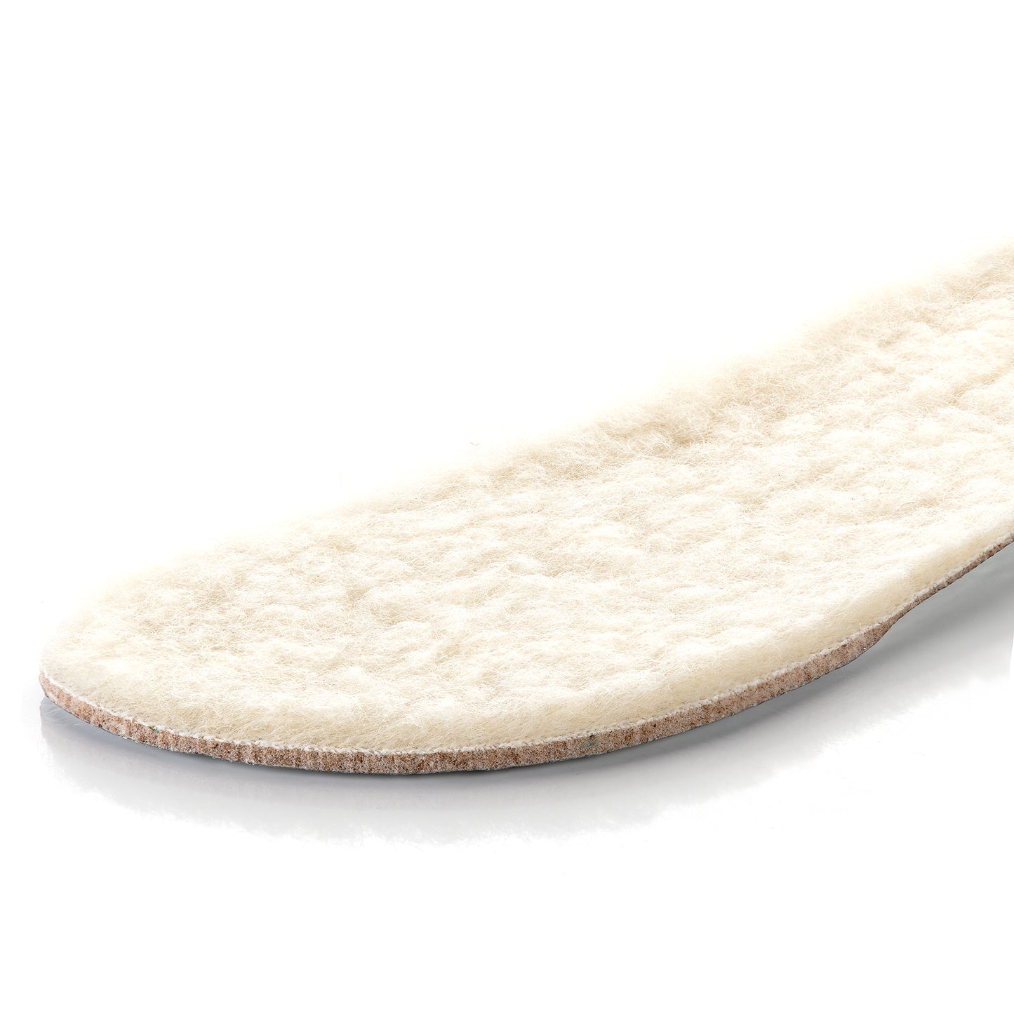 Wool barefoot shoe insoles