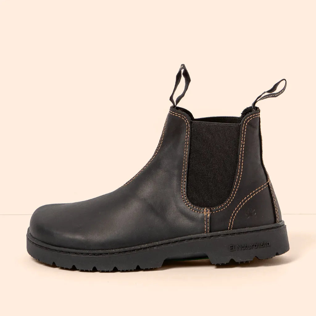 NOMADA N5262 Black Barefoot Chelsea Boots