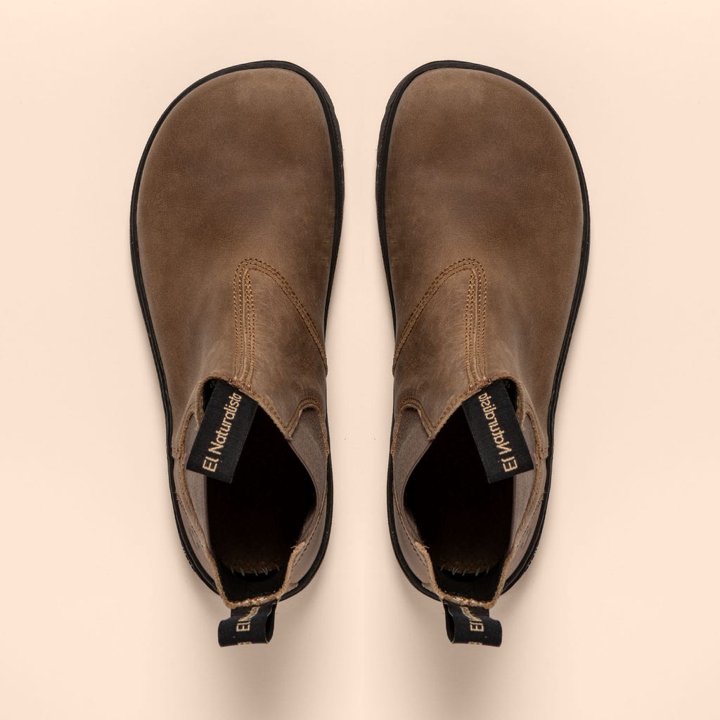 NOMADA N5262 Stone Barefoot Chelsea Boots