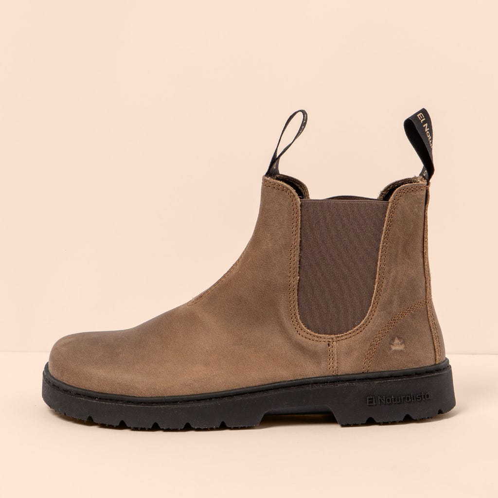 NOMADA N5262 Stone Barefoot Chelsea Boots