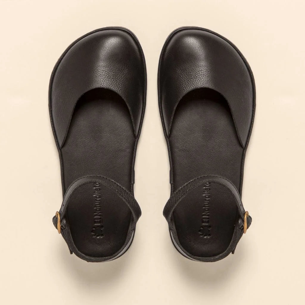 N5683 Black Barefoot Sandals