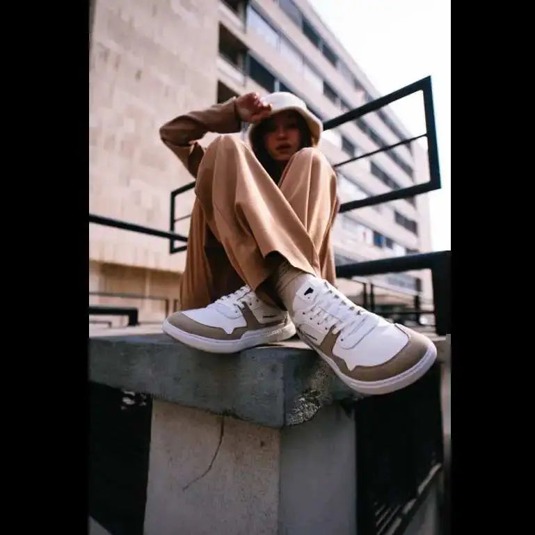 ZING White Beige Barefoot Sneakers - ZING